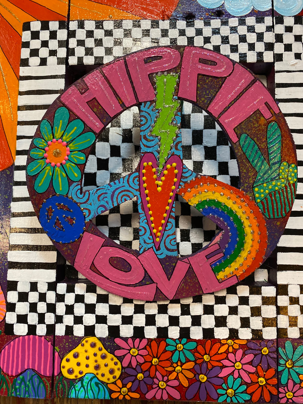 Hippie Love Wall Art